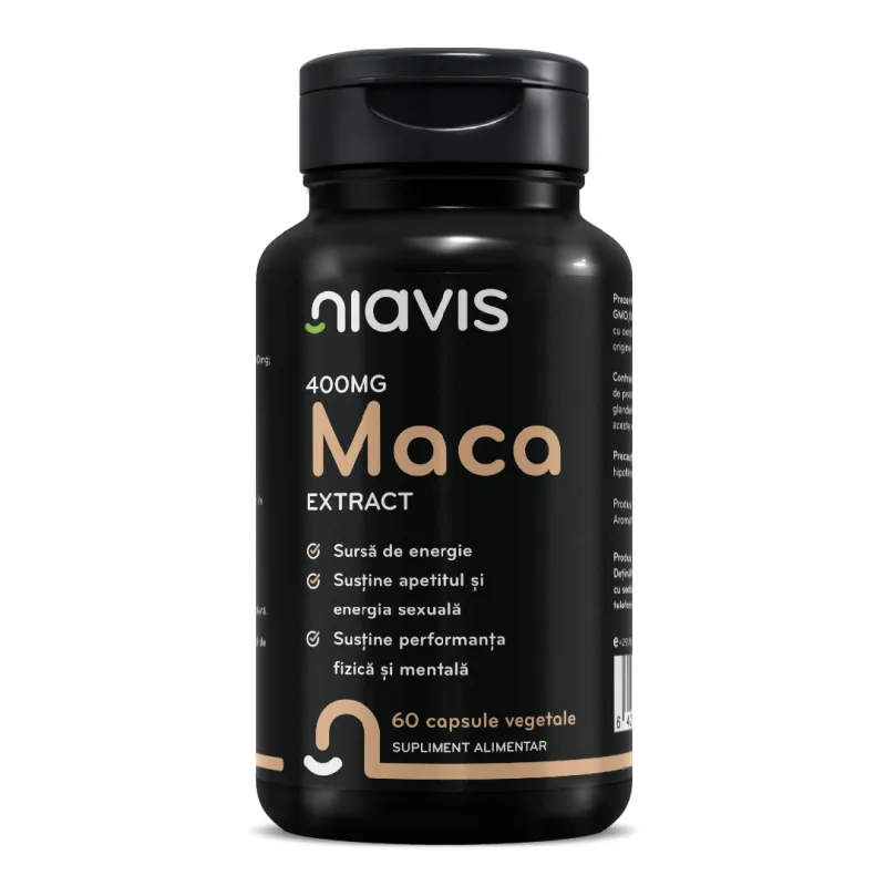 Maca Extract, 60 capsule, Niavis — preț și oferte