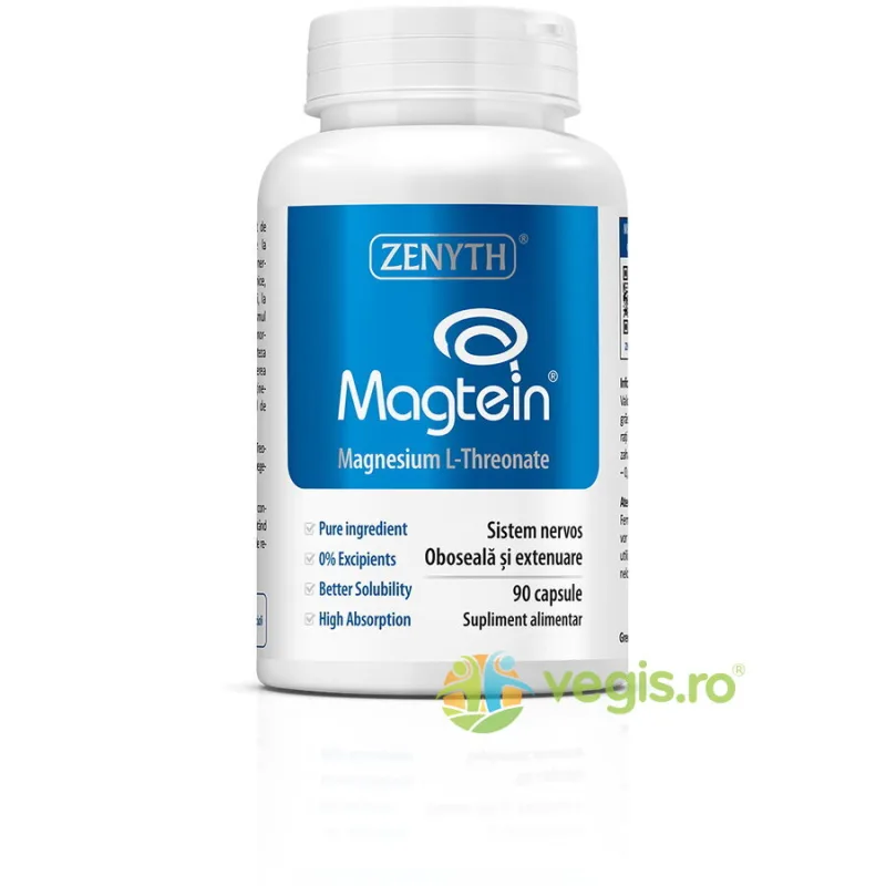 Magneziu Treonat Magtein® (Magnesium L-Threonate) 90cps Zenyth — preț și oferte