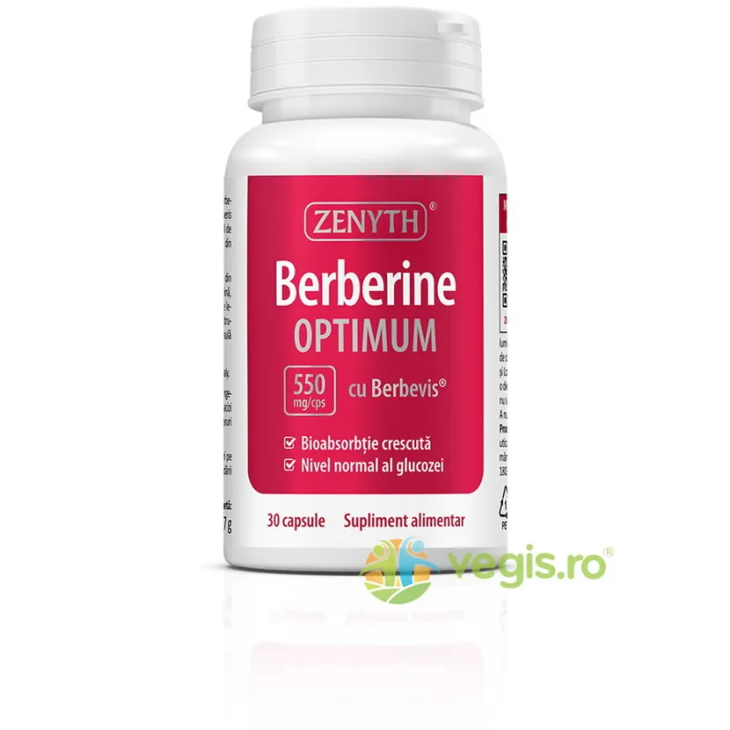 Berberina Optimum cu Berbevis® Extract 550mg 30cps Zenyth — preț și oferte