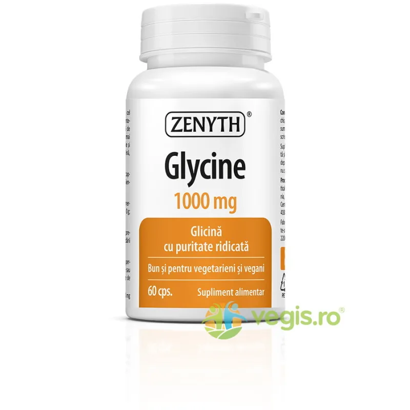 Glicina (Glycine) 1000mg 60cps Zenyth — preț și oferte