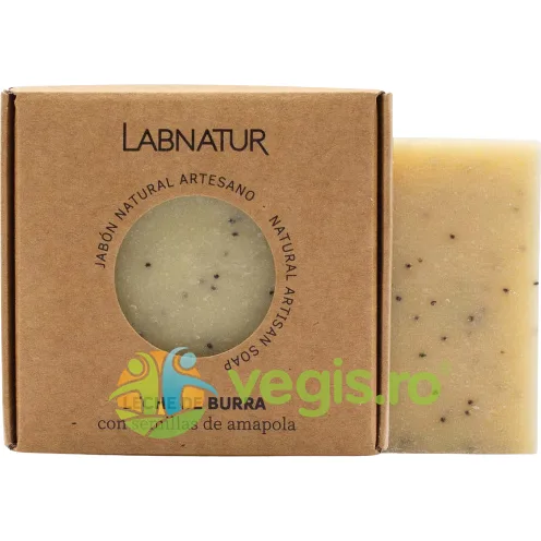 Sapun Natural Exfoliant Cu Lapte de Magarita 100g LABNATUR — preț și oferte