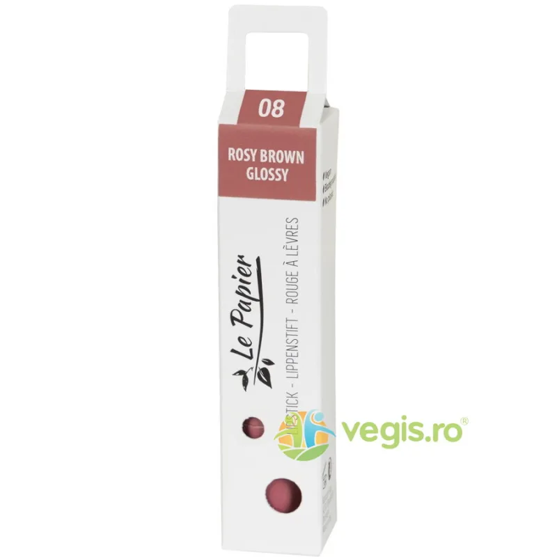 Ruj de Buze Lucios Rosy Brown 08 12.5g BEAUTY MADE EASY — preț și oferte