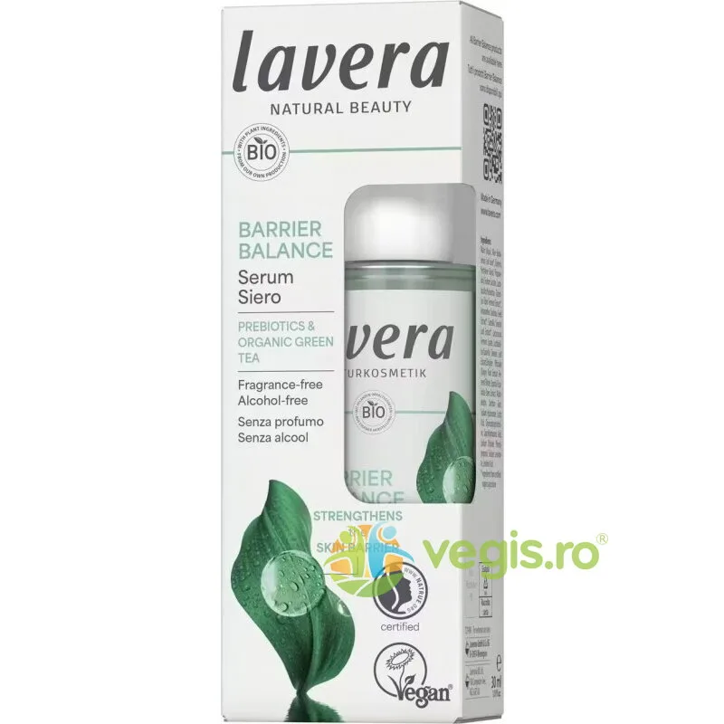 Ser Echilibrant Unisex cu Prebiotice fara Parfum Barrier Balance 30ml LAVERA — preț și oferte