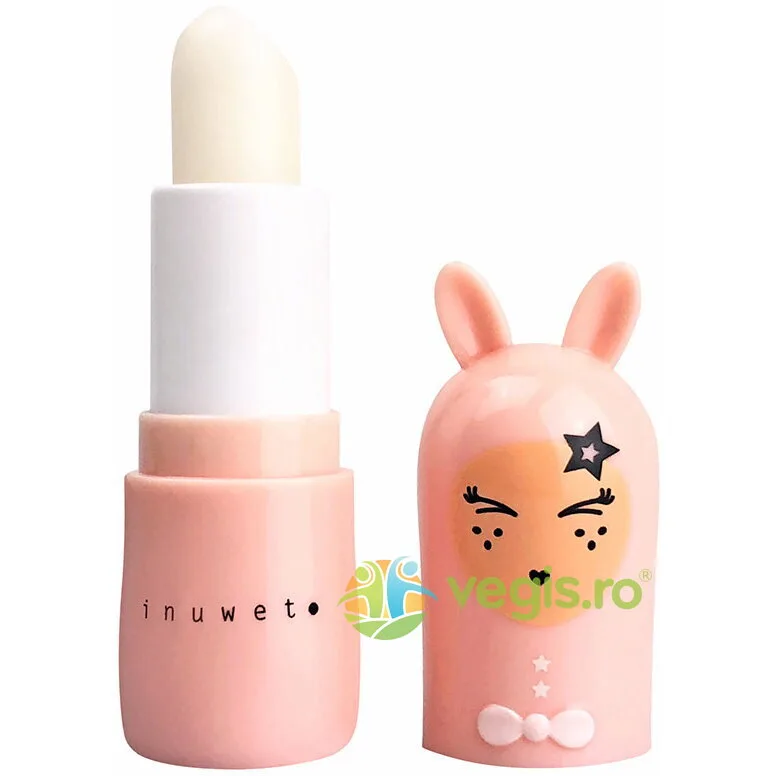 Balsam de Buze pentru Copii cu Parfum de Piersica Bunny Island 3.5g INUWET — preț și oferte