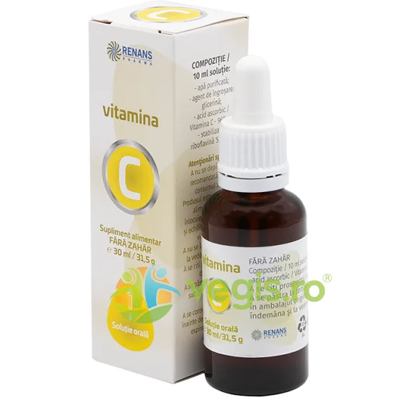 Vitamina C fara Zahar 30ml RENANS PHARMA — preț și oferte