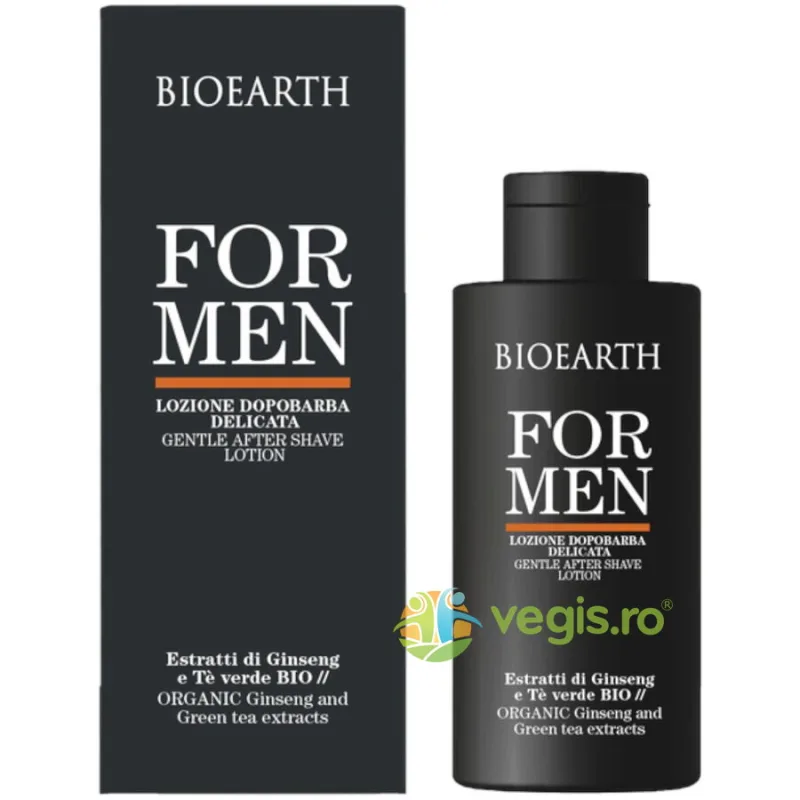 Aftershave cu Ginseng si Ceai Verde 100ml Bioearth — preț și oferte