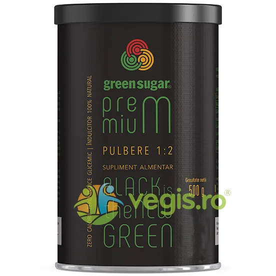 Green Sugar Premium 1:2 Pulbere 500g REMEDIA — preț și oferte
