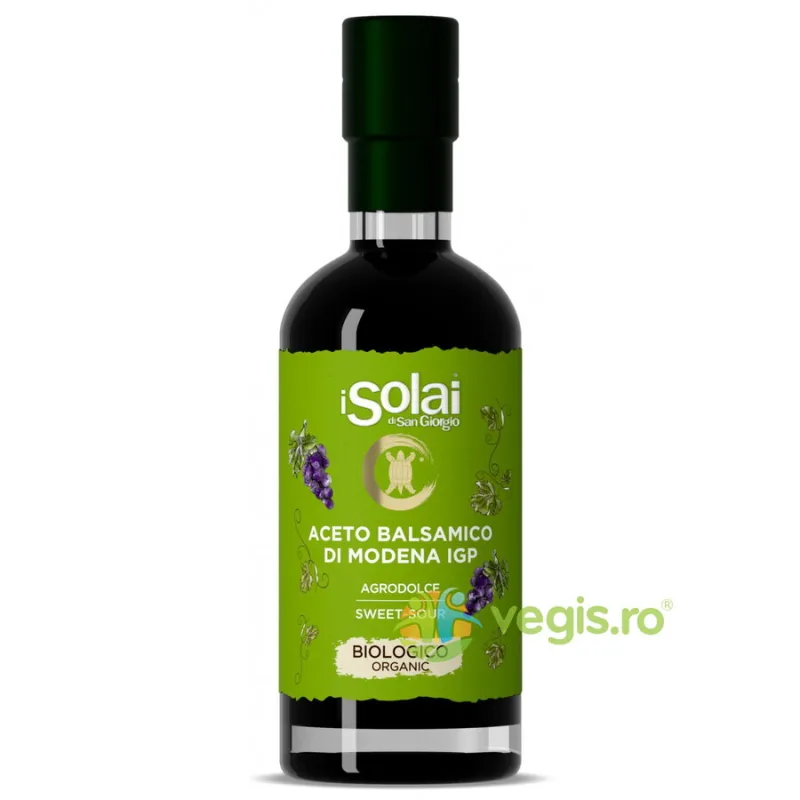 Otet Balsamic Autentic de Modena Densitate ≈ 1.13 Ecologic/Bio 250ml ISOLAI DI SAN GIORGIO — preț și oferte