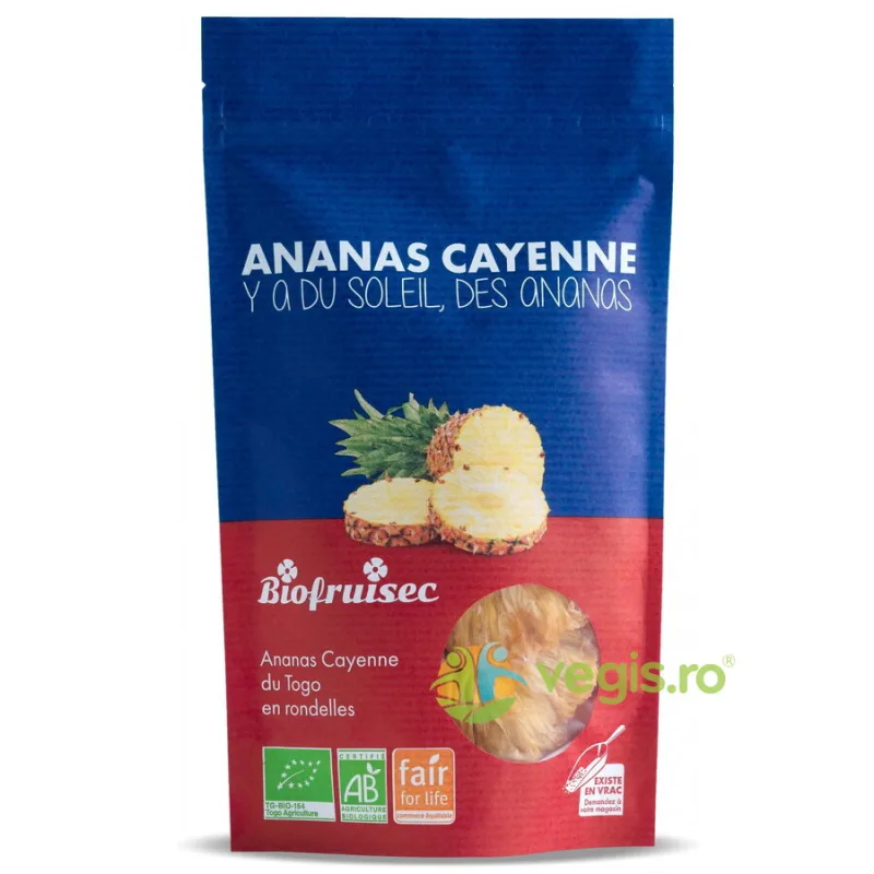 Ananas Rondele Selectie Cayenne din Togo Ecologic/Bio 100g BIOFRUISEC — preț și oferte
