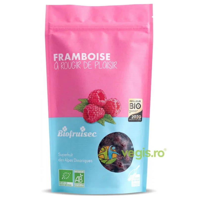 Zmeura din Alpii Dinarici Ecologica/Bio 100g BIOFRUISEC — preț și oferte