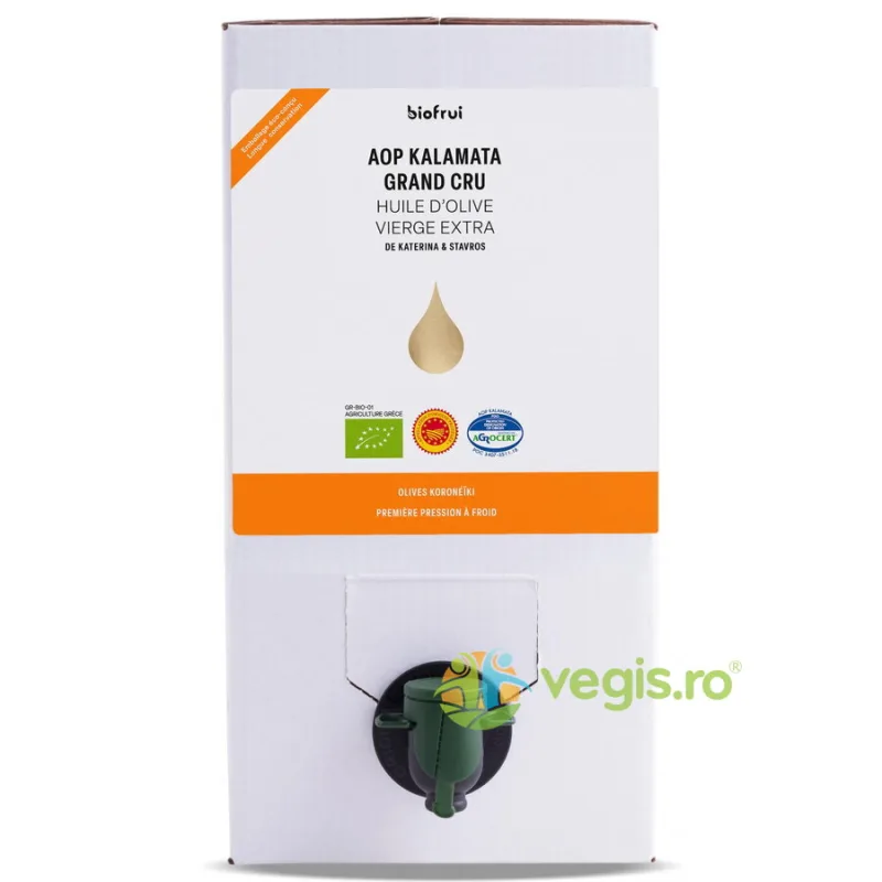 Ulei de Masline Extravirgin Selectie Koroneiki din Kalamata (Format Mare) 3L BIOFRUISEC — preț și oferte