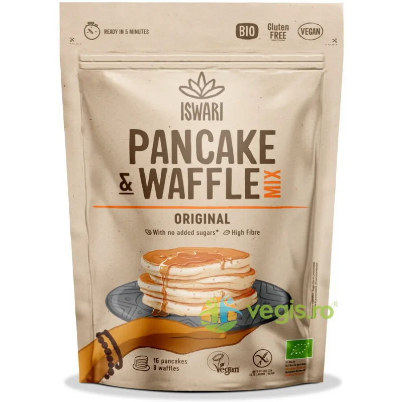 Amestec pentru Clatite si Vafe fara Gluten Ecologic/Bio 300g ISWARI — preț și oferte