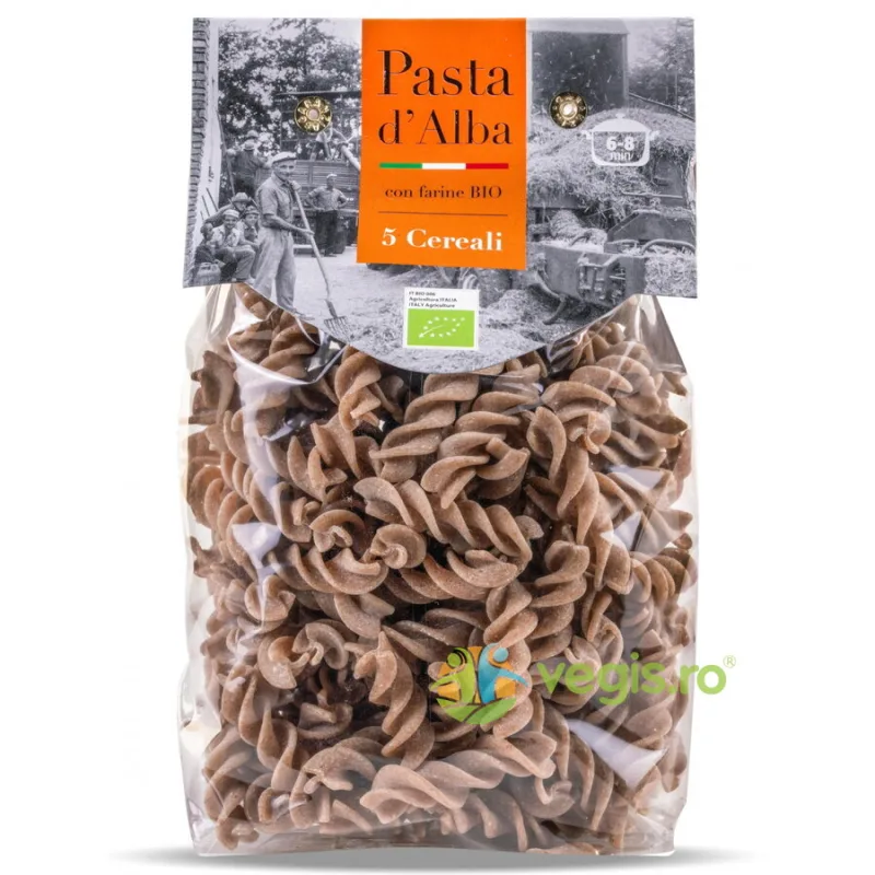 Paste Fusilli din Faina cu 5 Cereale Ecologice/Bio 250g PASTA D'ALBA — preț și oferte