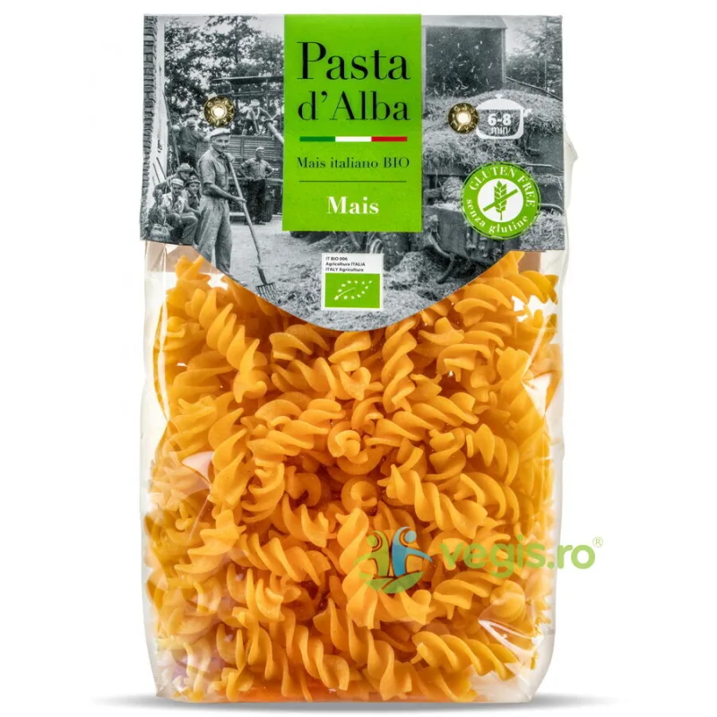 Paste Fusilli din Porumb fara Gluten Ecologice/Bio 250g PASTA D'ALBA — preț și oferte
