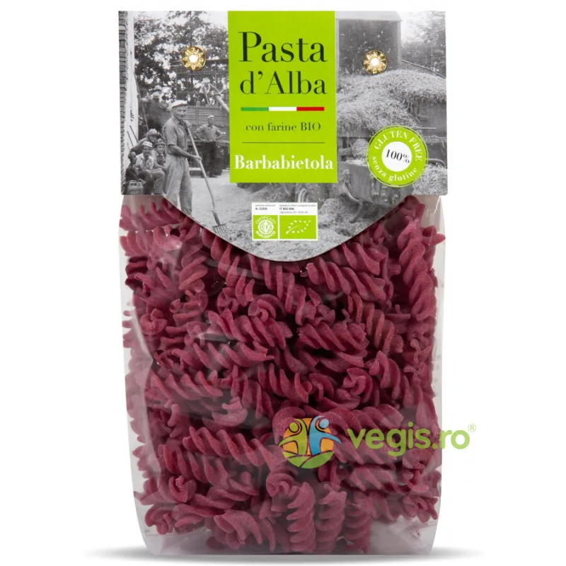 Paste Fusilli din Orez si Sfecla Rosie fara Gluten Ecologice/Bio 250g PASTA D'ALBA — preț și oferte