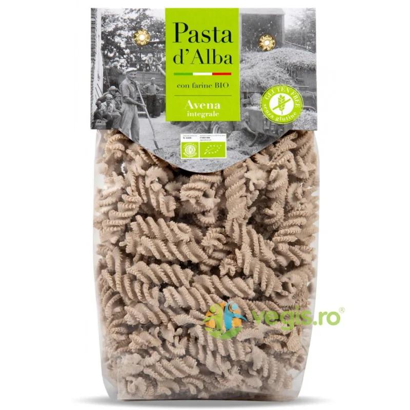 Paste Fusilli din Ovaz fara Gluten Ecologice/Bio 250g PASTA D'ALBA — preț și oferte