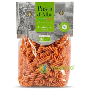 Paste Fusilli din Linte Rosie fara Gluten Ecologice/Bio 250g