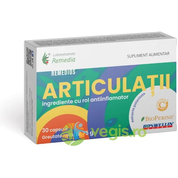 Remedios Articulatii 30cps REMEDIA — preț și oferte