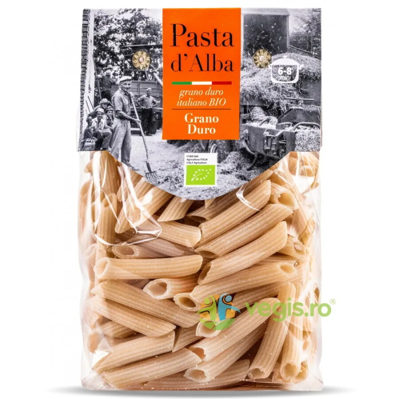 Paste Penne din Grau Dur Ecologice/Bio 250g PASTA D'ALBA — preț și oferte