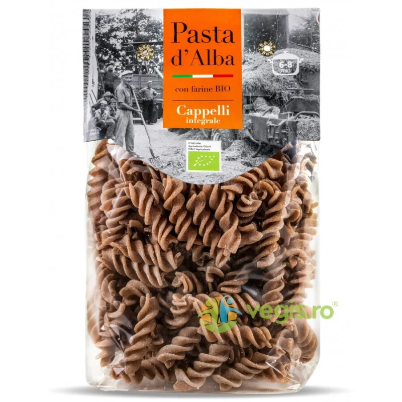 Paste Integrale Fusilli din Grau Dur Ecologice/Bio 250g PASTA D'ALBA — preț și oferte