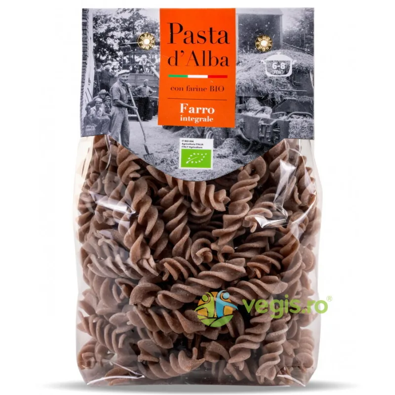 Paste Integrale Fusilli din Spelta Ecologice/Bio 250g PASTA D'ALBA — preț și oferte