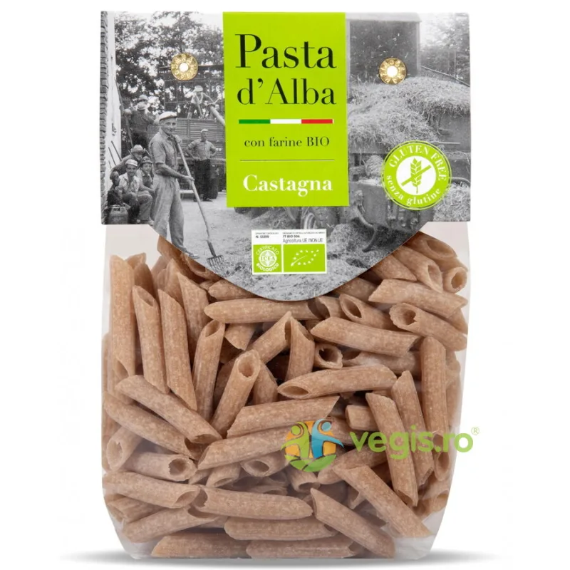 Paste Penne din Orez si Castane fara Gluten Ecologice/Bio 250g PASTA D'ALBA — preț și oferte