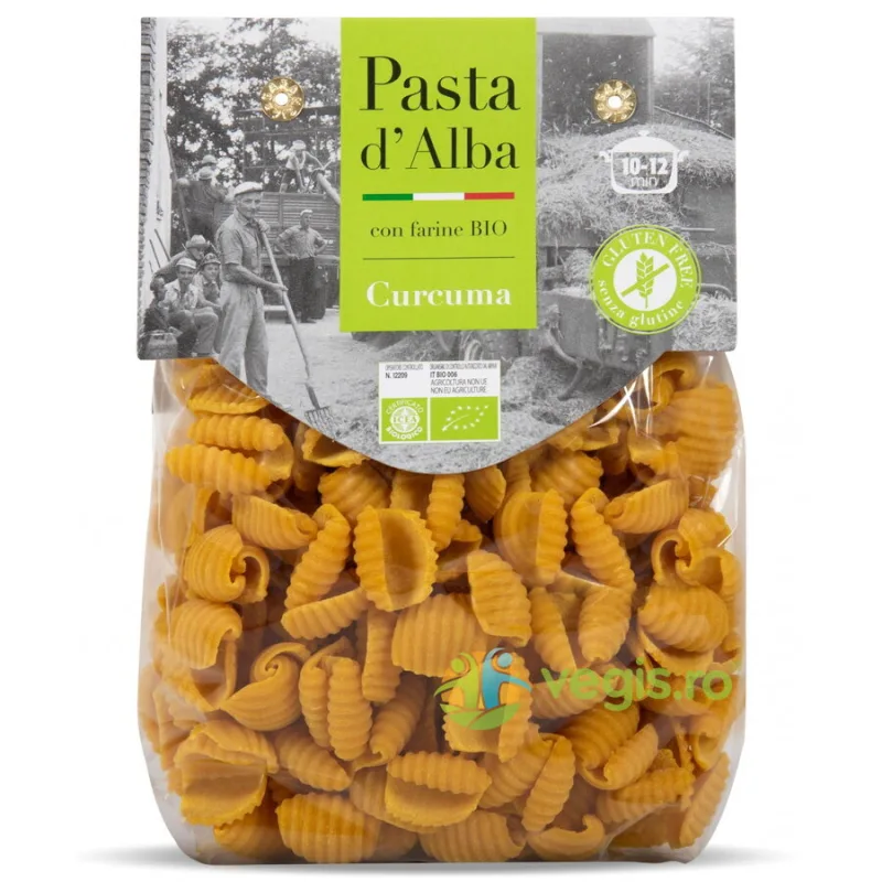 Paste Gnocchetti din Orez si Turmeric fara Gluten Ecologice/Bio 250g PASTA D'ALBA — preț și oferte