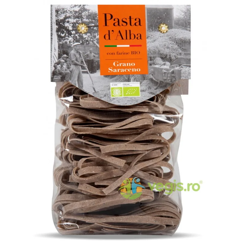 Paste Tagliatelle din Grau Dur si Faina de Hrisca Ecologica/Bio 250g PASTA D'ALBA — preț și oferte