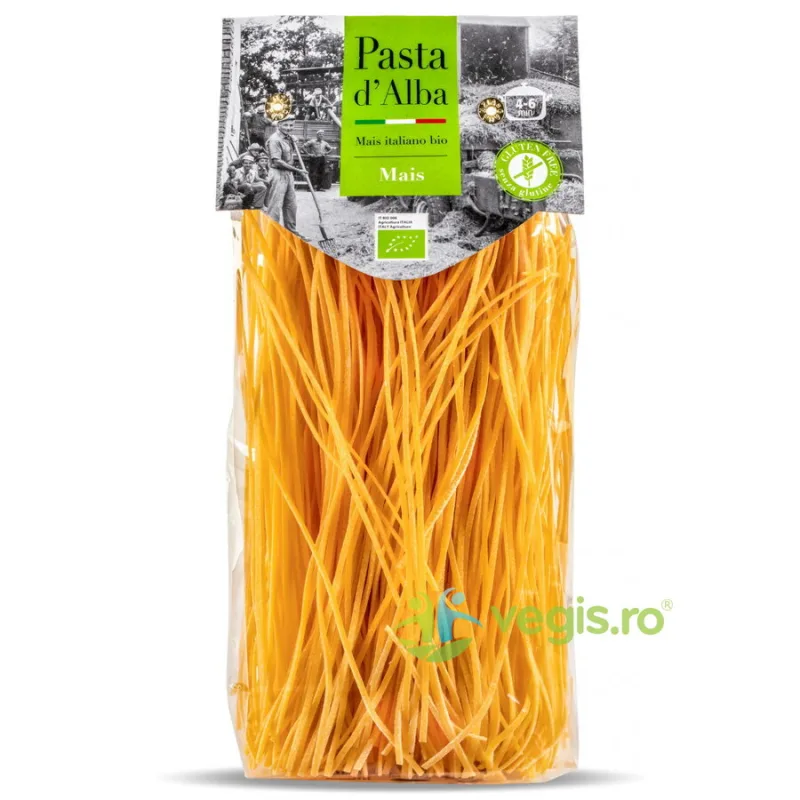 Paste Tagliolini din Porumb fara Gluten Ecologice/Bio 250g PASTA D'ALBA — preț și oferte
