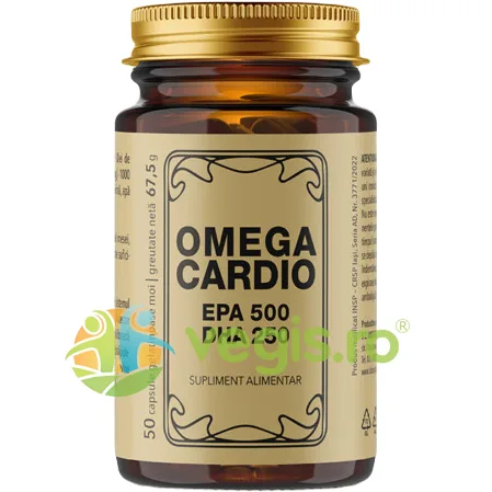 Omega Cardio EPA 500mg DHA 250mg 50cps moi REMEDIA — preț și oferte