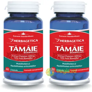 Pachet Tamaie (Boswellia Serrata) 60cps+60cps (50% reducere la al doilea produs)