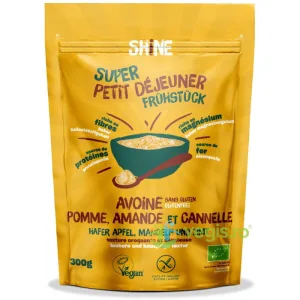Cereale Instant cu Ovaz, Mere, Migdale si Scortisoara fara Gluten Ecologice/Bio 300g