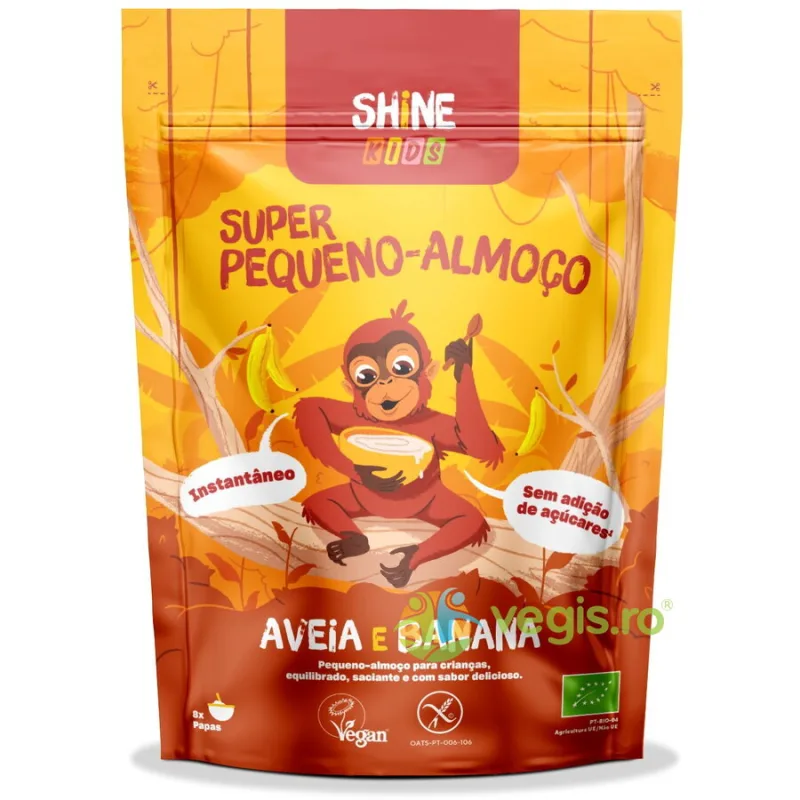 Cereale Instant pentru Copii cu Ovaz si Banane fara Gluten Ecologice/Bio 300g SHINE — preț și oferte
