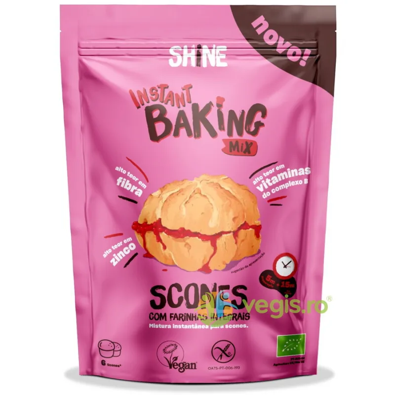 Amestec Instant pentru Scones fara Gluten Ecologic/Bio 300g SHINE — preț și oferte