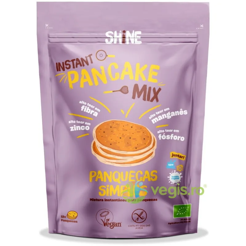 Amestec pentru Clatite Original fara Gluten Ecologic/Bio 300g SHINE — preț și oferte