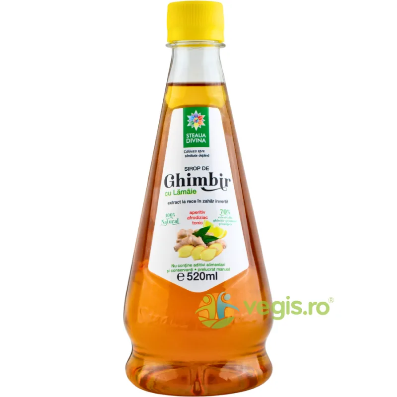 Sirop de Ghimbir cu Lamaie 520ml STEAUA DIVINA — preț și oferte