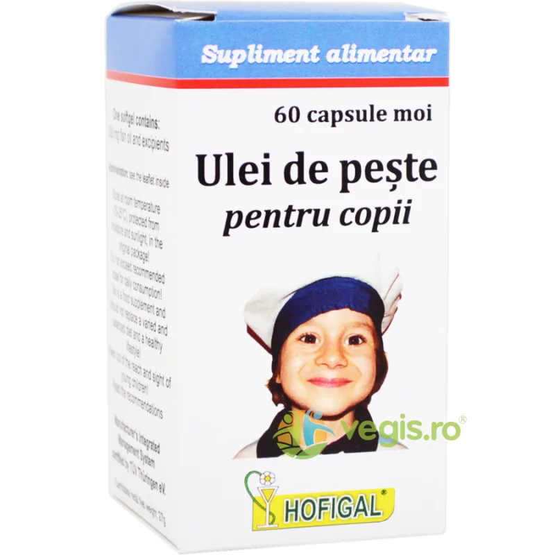 Ulei de Peste pentru Copii 60cps moi HOFIGAL — preț și oferte