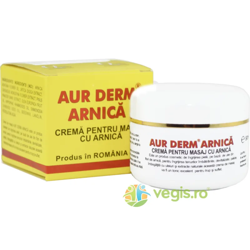 Crema pentru Masaj cu Arnica Aur Derm 50ml — preț și oferte
