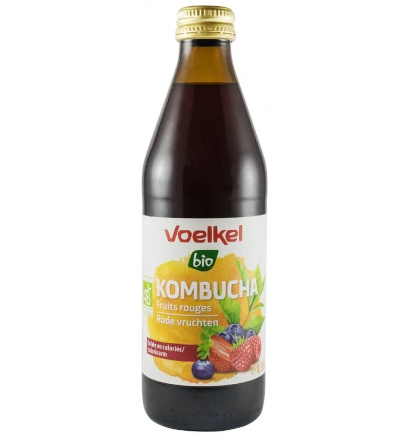 Bautura Kombucha cu fructe rosii, eco-bio, 330 ml, Voelkel — preț și oferte