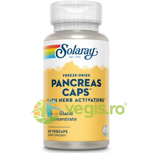 Pancreas Caps 60cps Secom, Solaray — preț și oferte