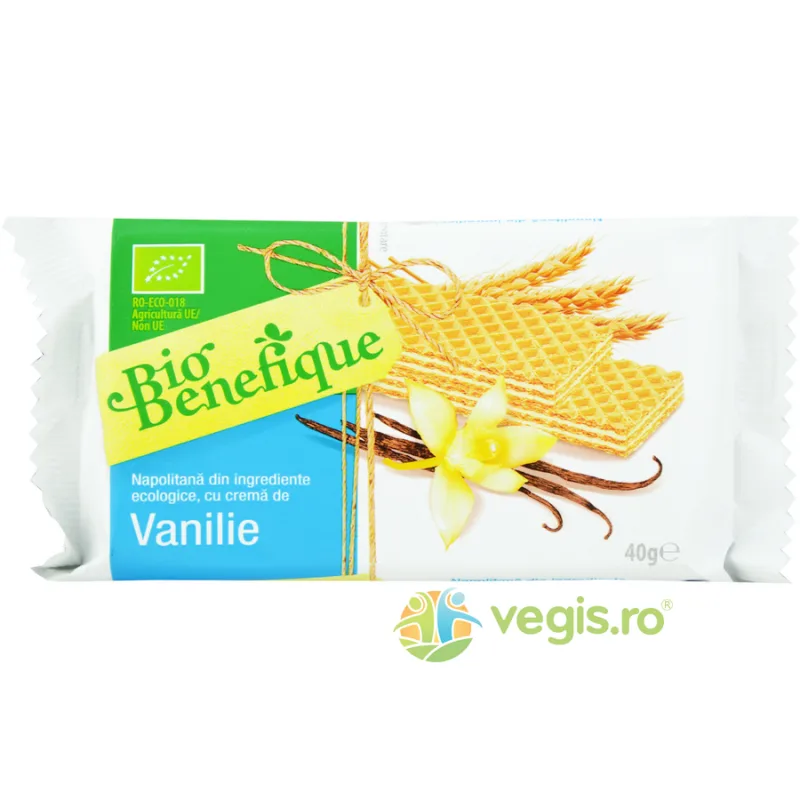 Napolitane cu Vanilie Benefique Ecologice/Bio 40g SLY NUTRICIA — preț și oferte