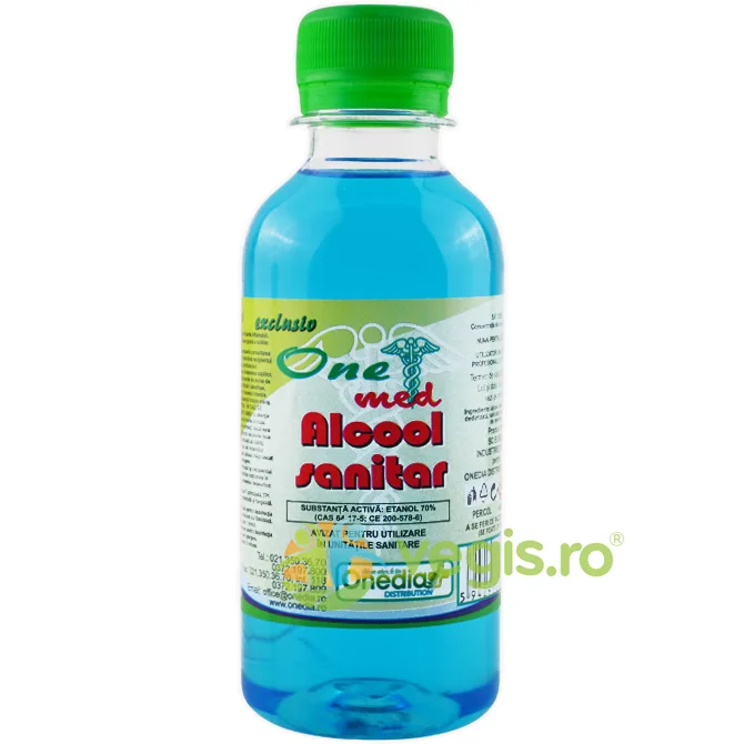 Alcool Sanitar 70% (Spirt) 200ml Onedia — preț și oferte