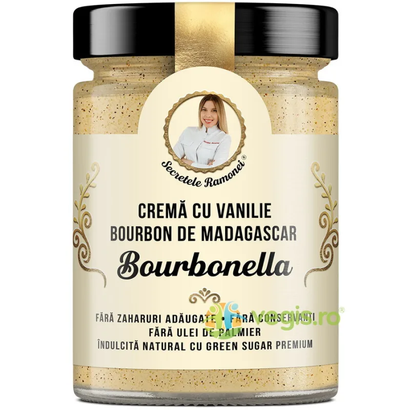 Bourbonella Crema cu Vanilie Bourbon de Madagascar Secretele Ramonei 350g REMEDIA — preț și oferte