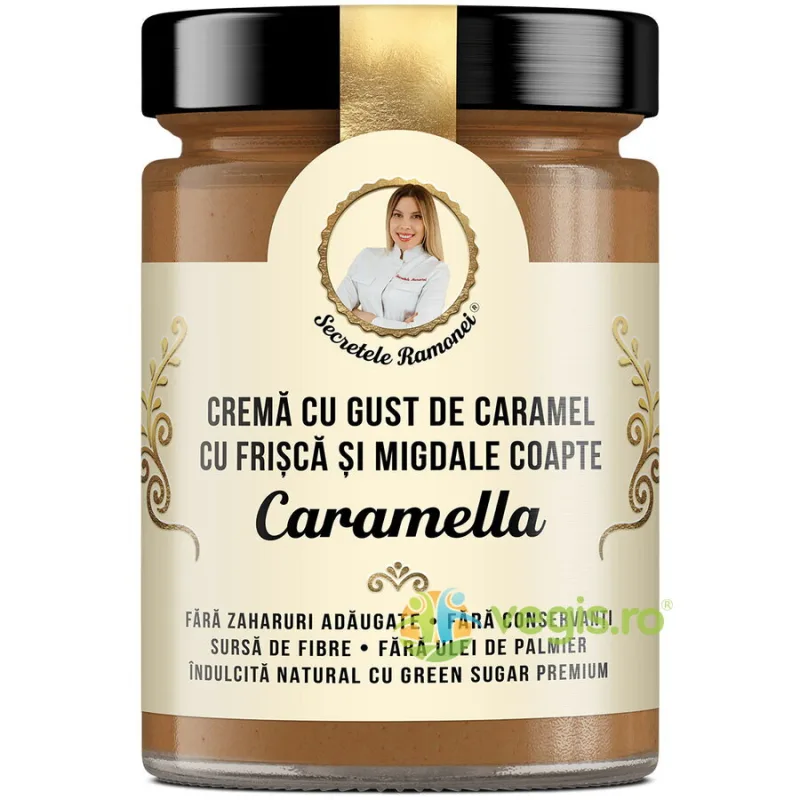 Caramella Crema cu Gust de Caramel, Frisca si Migdale Coapte Secretele Ramonei 350g REMEDIA — preț și oferte