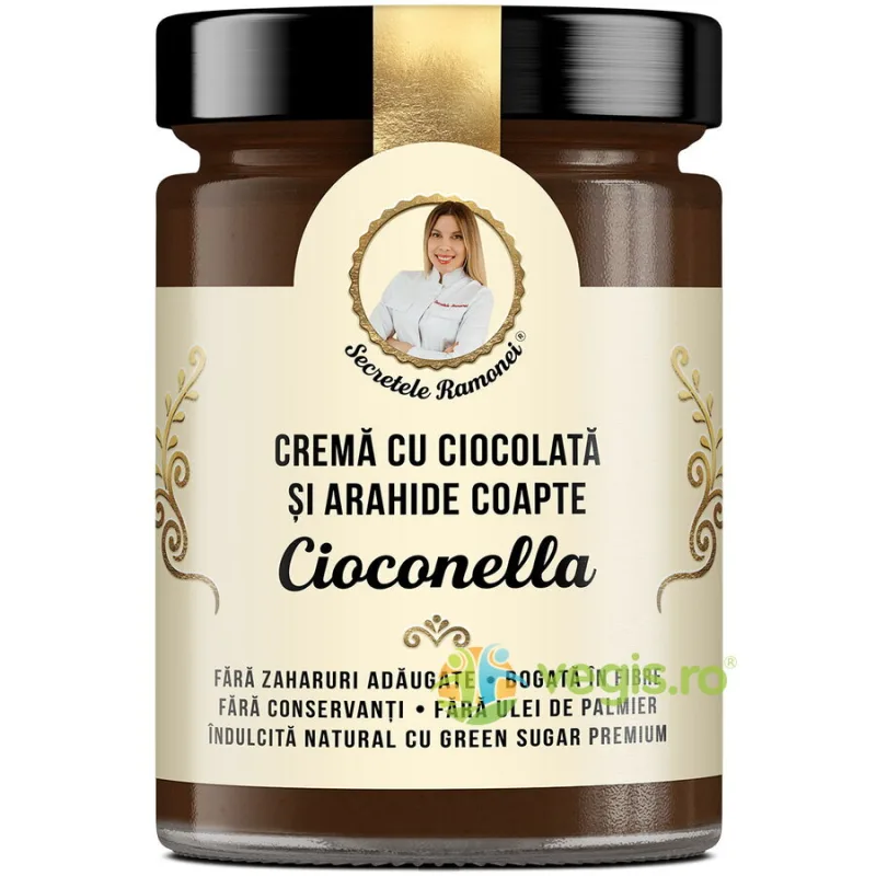 Cioconella Crema cu Ciocolata si Arahide Coapte Secretele Ramonei 350g REMEDIA — preț și oferte