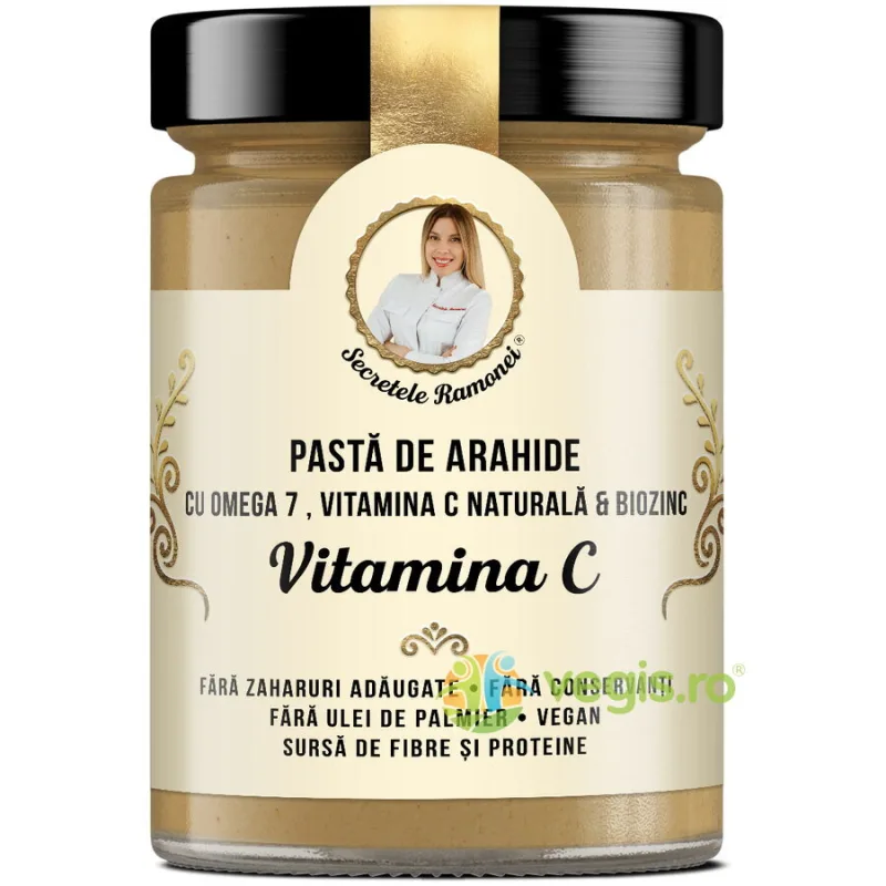 Pasta de Arahide cu Omega 7, Vitamina C Naturala si Biozinc Secretele Ramonei 350g REMEDIA — preț și oferte