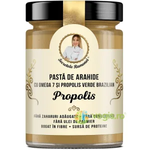 Pasta de Arahide cu Omega7 si Propolis Verde Brazilian Secretele Ramonei 350g