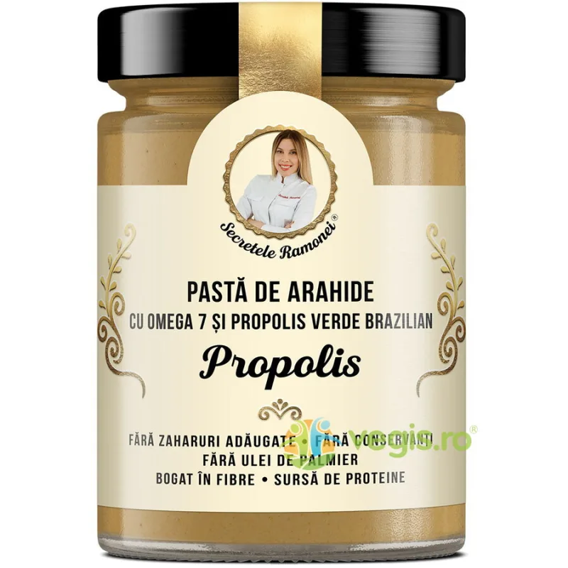 Pasta de Arahide cu Omega7 si Propolis Verde Brazilian Secretele Ramonei 350g REMEDIA — preț și oferte