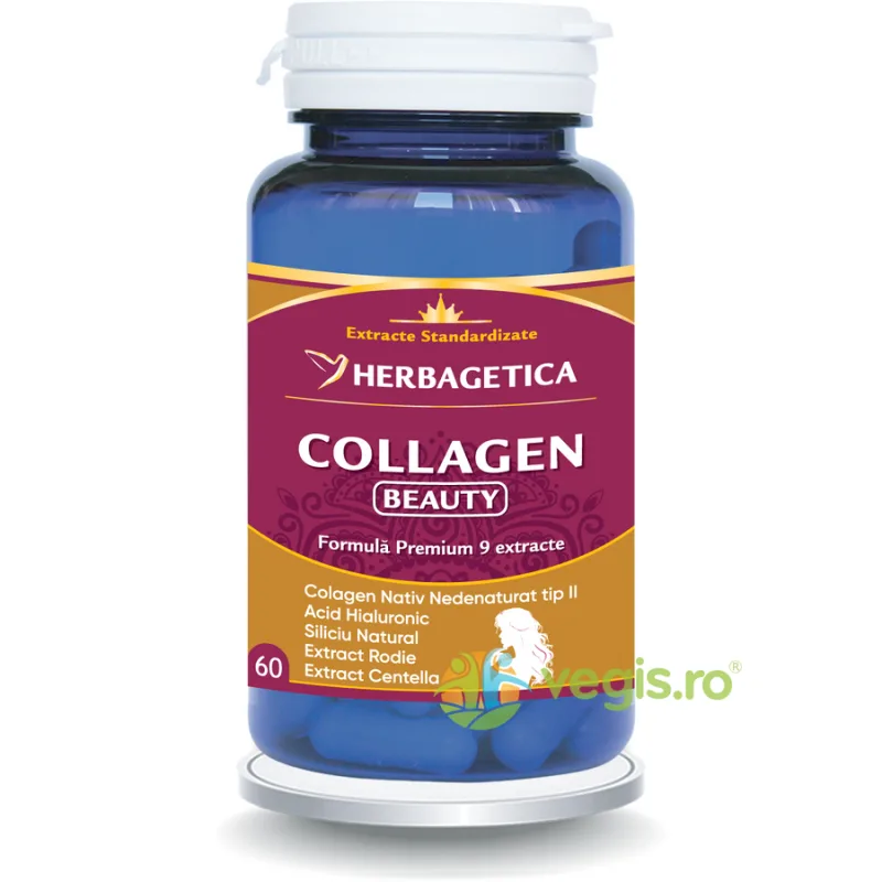 Collagen Beauty 60cps HERBAGETICA — preț și oferte