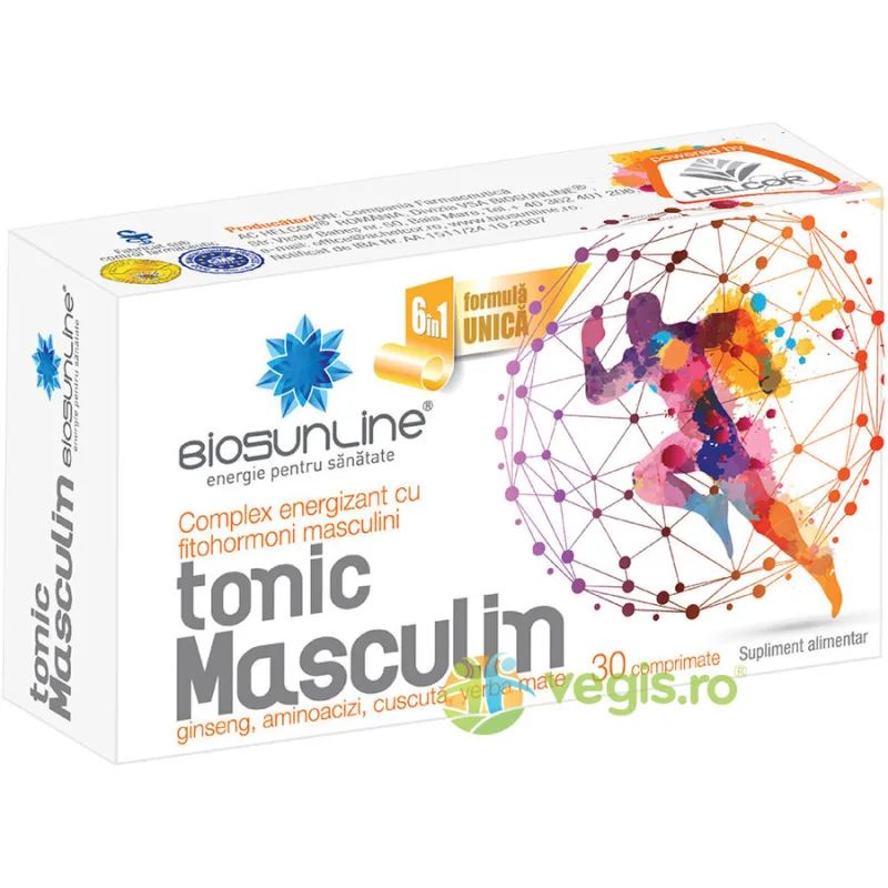 Tonic Masculin 30cpr BIOSUNLINE — preț și oferte